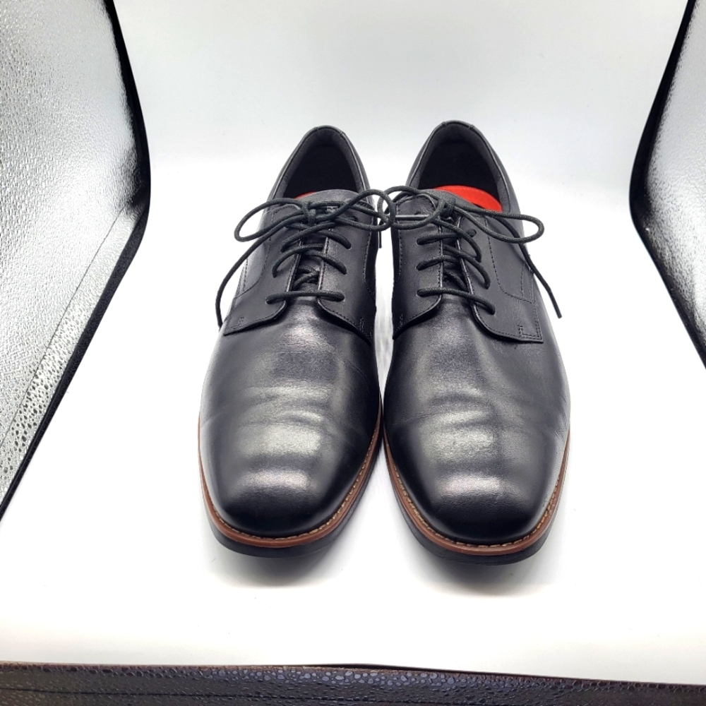 Rockport Trutech Mens 10.5M Black Plain Toe Oxford Classic American Workwear